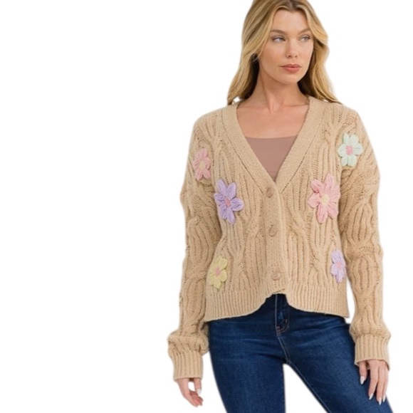 new in Tops - 0670: NEW IN NWT CARDIGAN MOCHA (R1C)